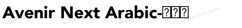 Avenir Next Arabic字体转换